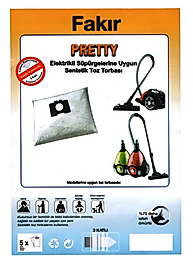 Fakir Pretty Süpürge Toz Torbası Bez 20 Adet