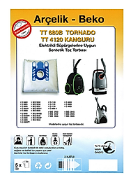 Arçelik Süpürge Toz Torbası S 6680 B (Toplam 20 adet)