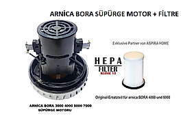 ARNİCA BORA SÜPÜRGE MOTORU + FİLTRE HEDİYE