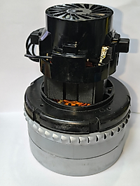SÜPÜRGE MOTORU ÜÇ FANLI 24V 400W BAKIR SARGILI