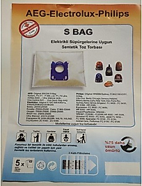 ELECTROLUX Elektrikli Süpürge Torbası (5 adet)