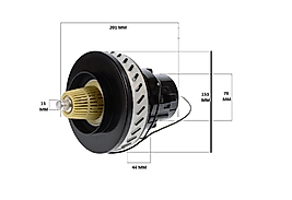 Libelle Süpürge Motoru Temizlik Robotu motoru  Elektrikli 1200 W Uyumlu tip