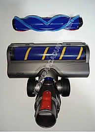 Dyson V7, V8, V10, V11, V15 ile Uyumlu Dik Süpürge için Led Işıklı Döner Zemin Emici Başlık