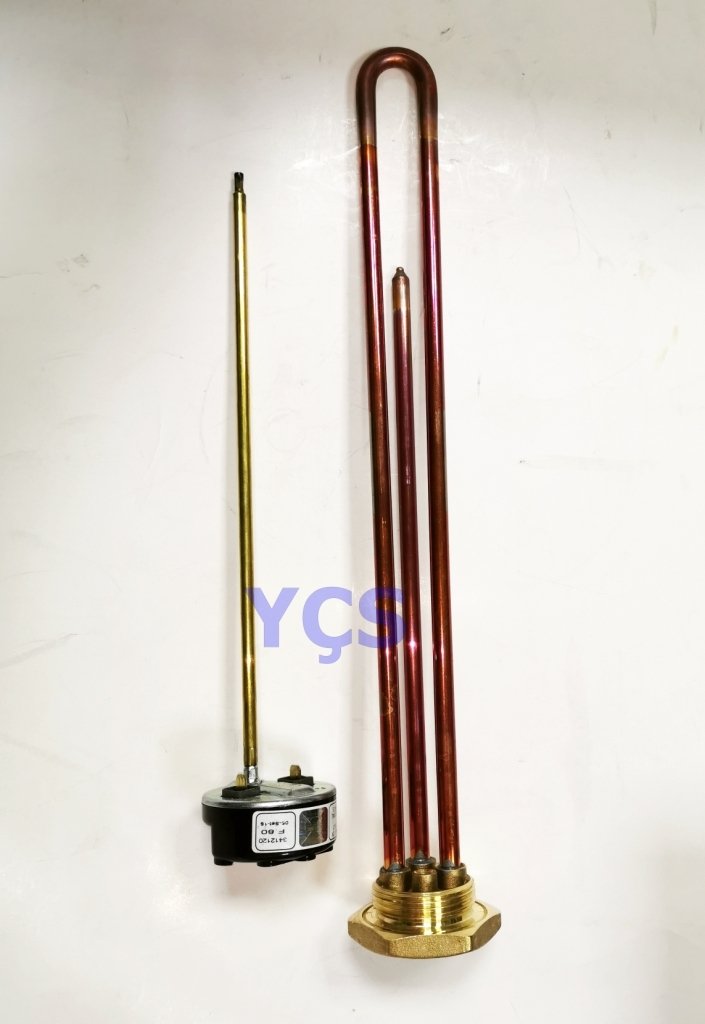 Güneş Enerji Isıtıcı Rezistansı + Termostat (40cm)