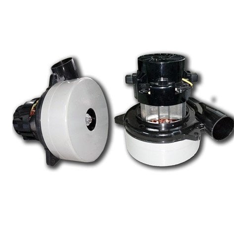 Sanayi Tip Egzostlu Çift Fanlı Süpürge Motoru