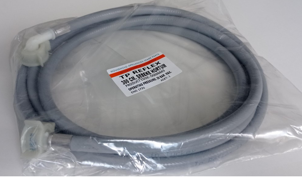 Çamaşır /Bulaşık Makinesi Rekorlu Temiz Su Giriş Hortumu (3 Metre)