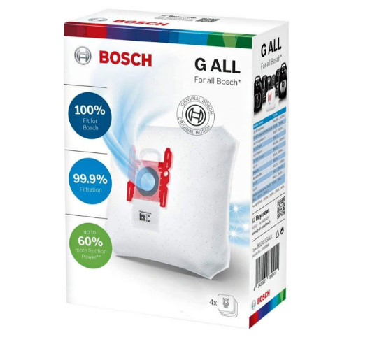 Bosch - Siemens - Profilo Uyumlu Kutulu G ALL Toz Torbası 4lü ( Type:G )
