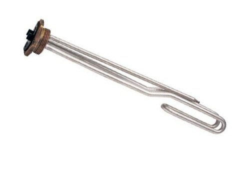 Güneş Enerjisi ve Çay Kazanı Rezistansı Kıvrık 1-1/4 Inç 35 cm 2000 Watt Termostatsız