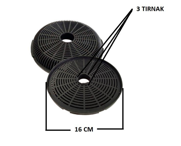 Ferre D017 Davlumbaz Karbon Filtre