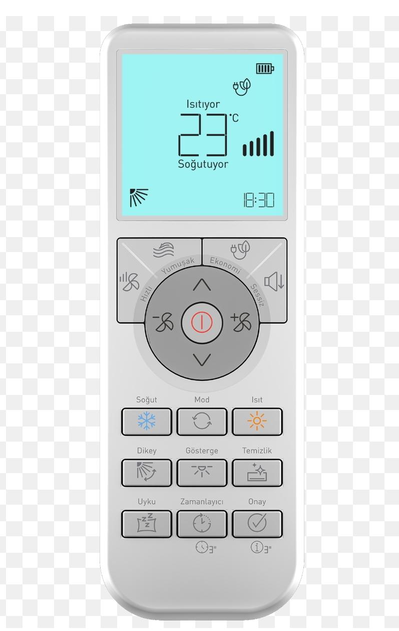 Klima Kumanda Arçelik Beko Inverter Yeni Tip 5401568401-5401552301 Arçelik